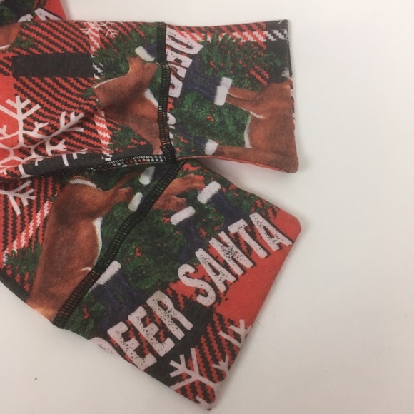 Wembley deer Santa one piece Christmas pajamas - Picture 5 of 7